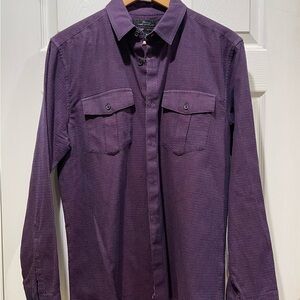 NWOT Marc Anthony Slim Fit Purple Long Sleeve Dress Shirt
